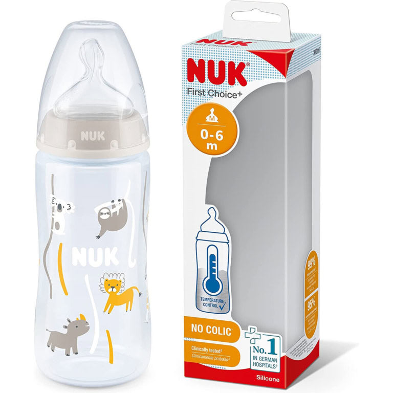 NUK - Biberon .C 300 ml Tét.0-6 m