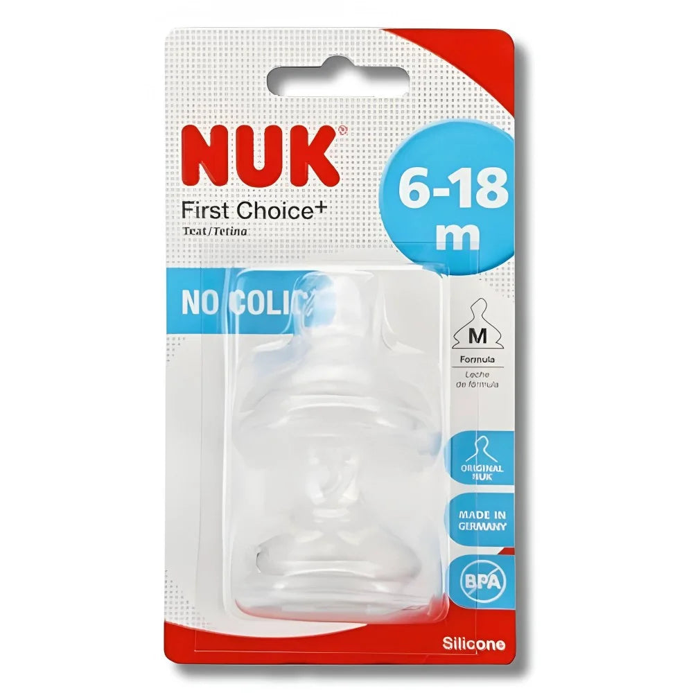 NUK - Deux tétines FC+ en silicone 6-18 mois