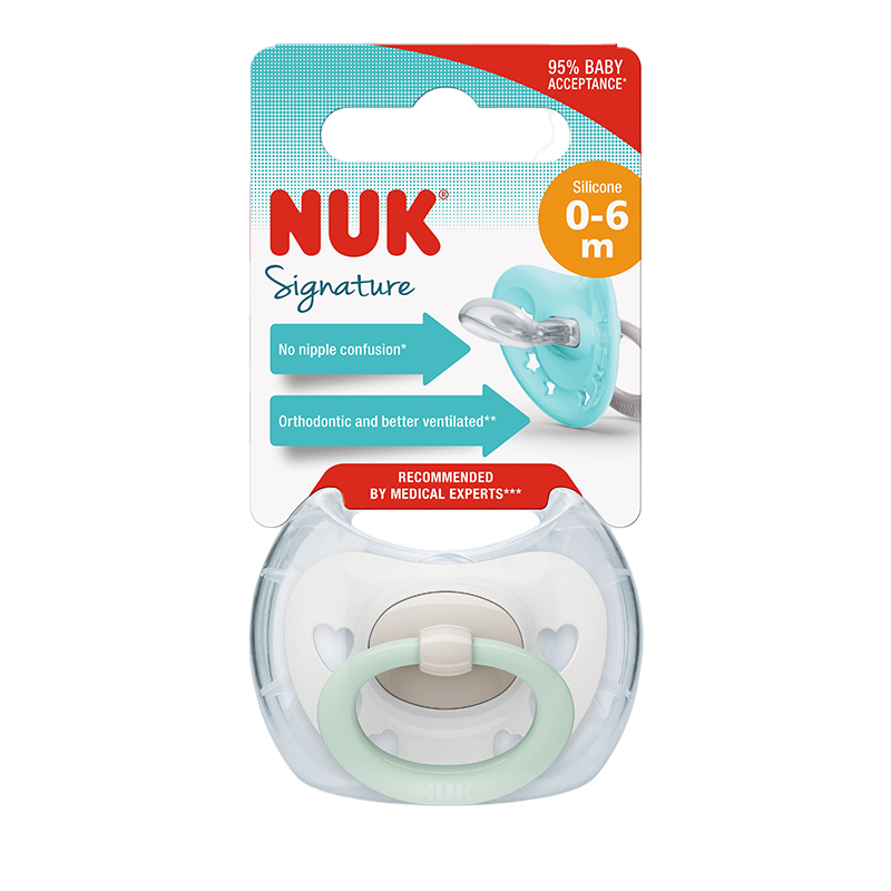 NUK - Sucette Signature 0-6 mois