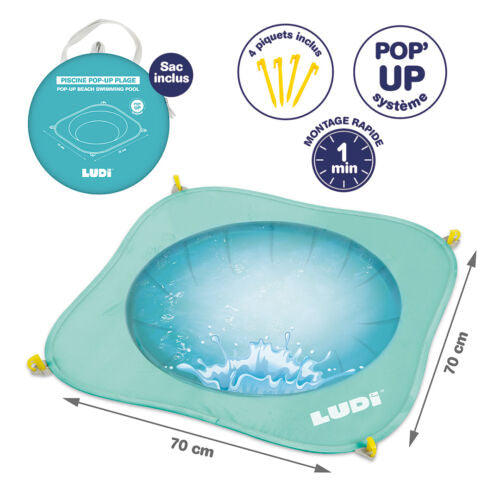 LUDI - Piscine Pop Up  pour bébé