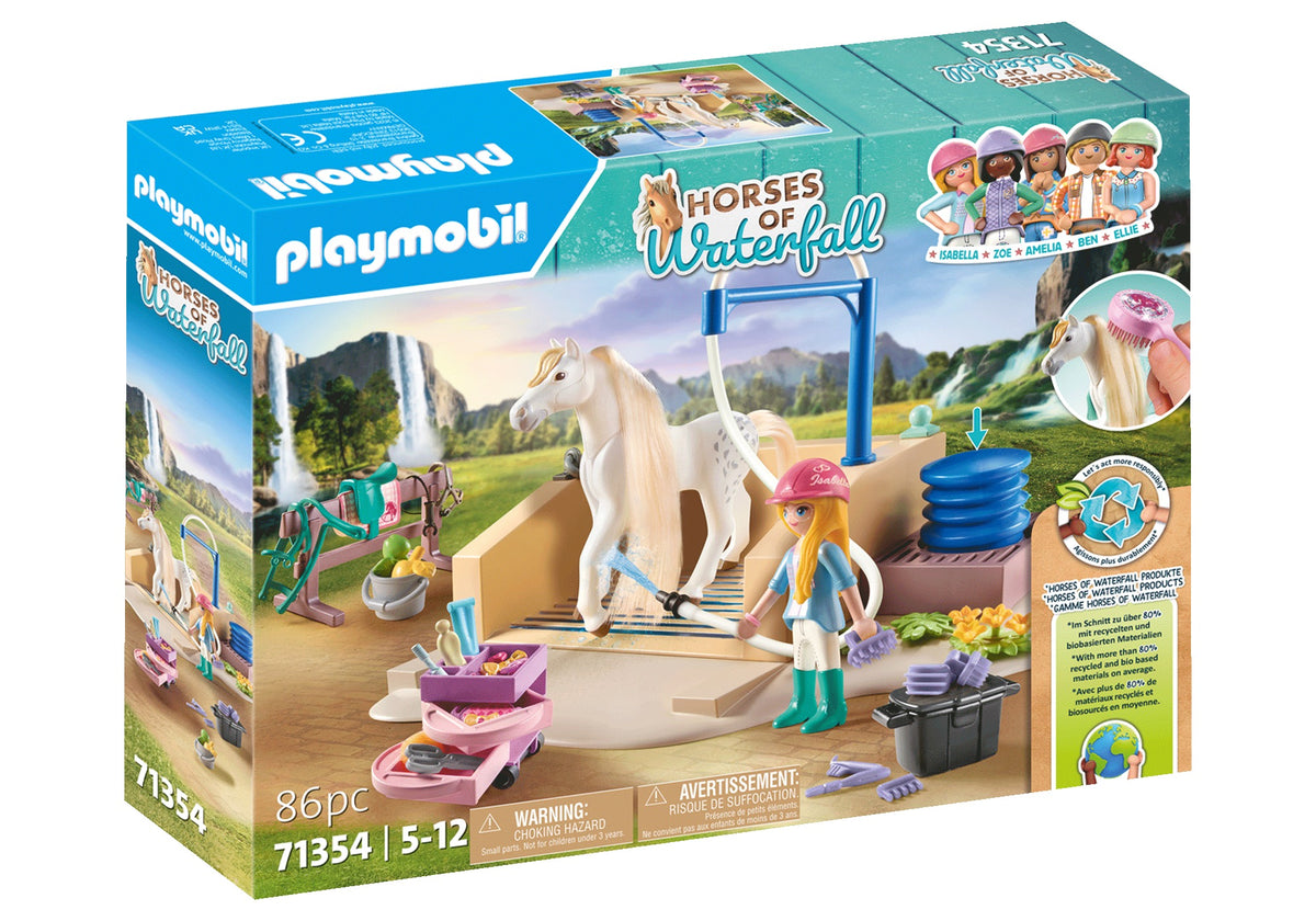 Playmobil – Aire de Lavage pour Chevaux