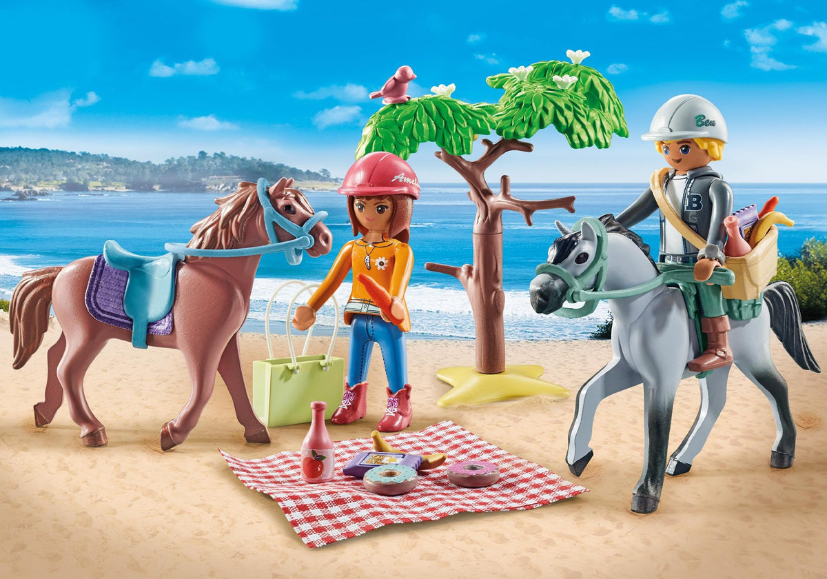 Playmobil – Amelia et Ben avec Chevaux
