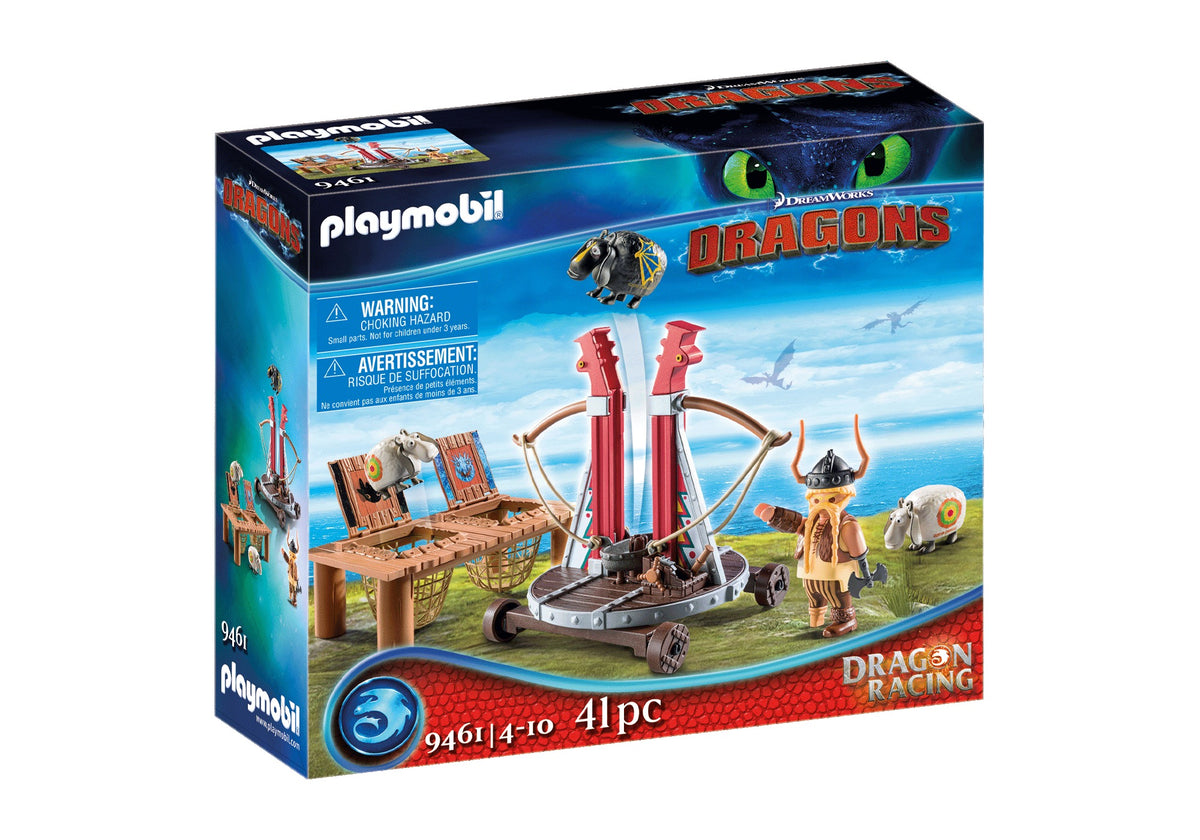 Playmobil – Gueulfor avec Lance-Mouton Dragons