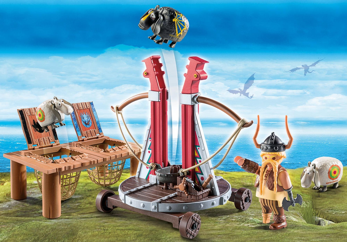 Playmobil – Gueulfor avec Lance-Mouton Dragons