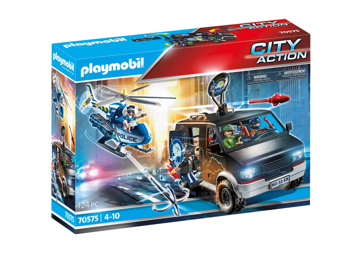 Playmobil – Hélicoptère et Camion des Bandits