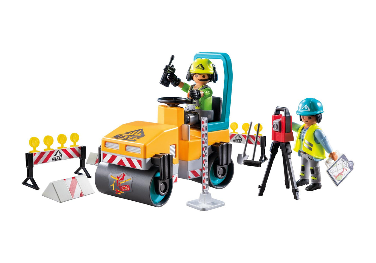 Playmobil – Ouvriers avec Rouleau