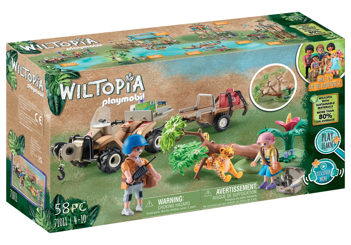 Playmobil – Quad de Secours aux Animaux