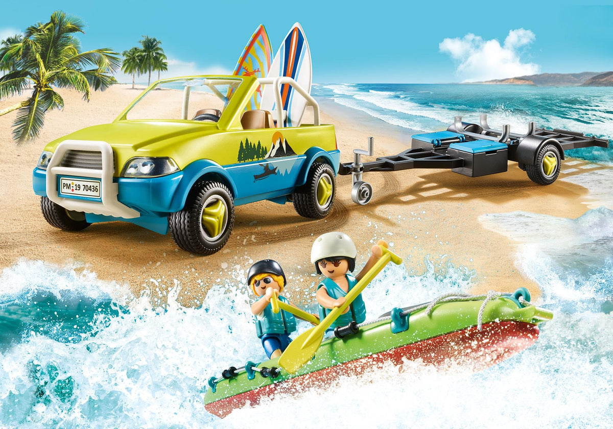 Playmobil – Voiture avec Canoë