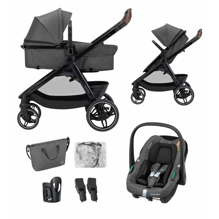 Poussette valise avec Maxi-Cosi 3-en-1