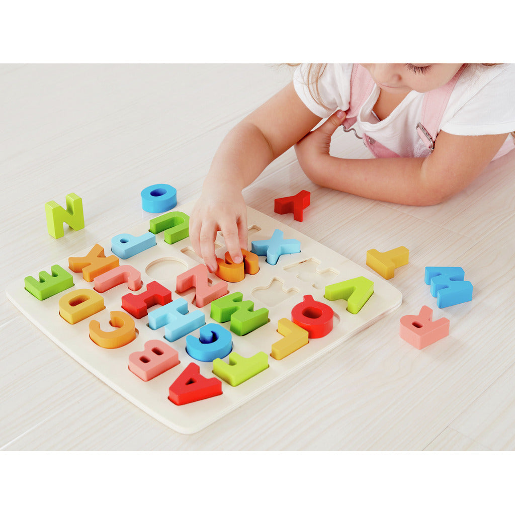 Hape - Puzzle à grosses pièces alphabet