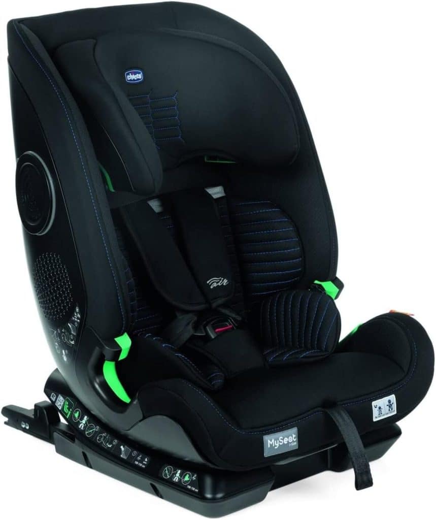 CHICCO - Siège auto groupe 0/1/2/3 MySeat i-Size Black Air