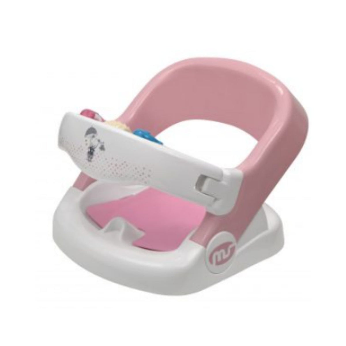 MS - Siège de bain rotatif rose
