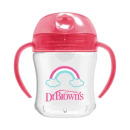 Dr. Brown’s – Gobelet à bec souple avec poignées 6m+