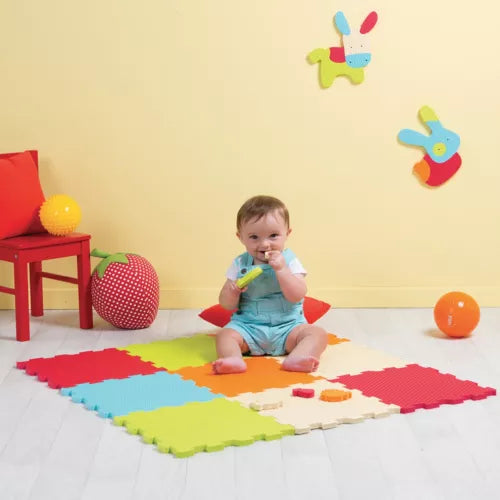 LUDI - Tapis mousse 90×90 cm
