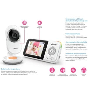 VTech – Babyphone Vidéo Clear Plus
