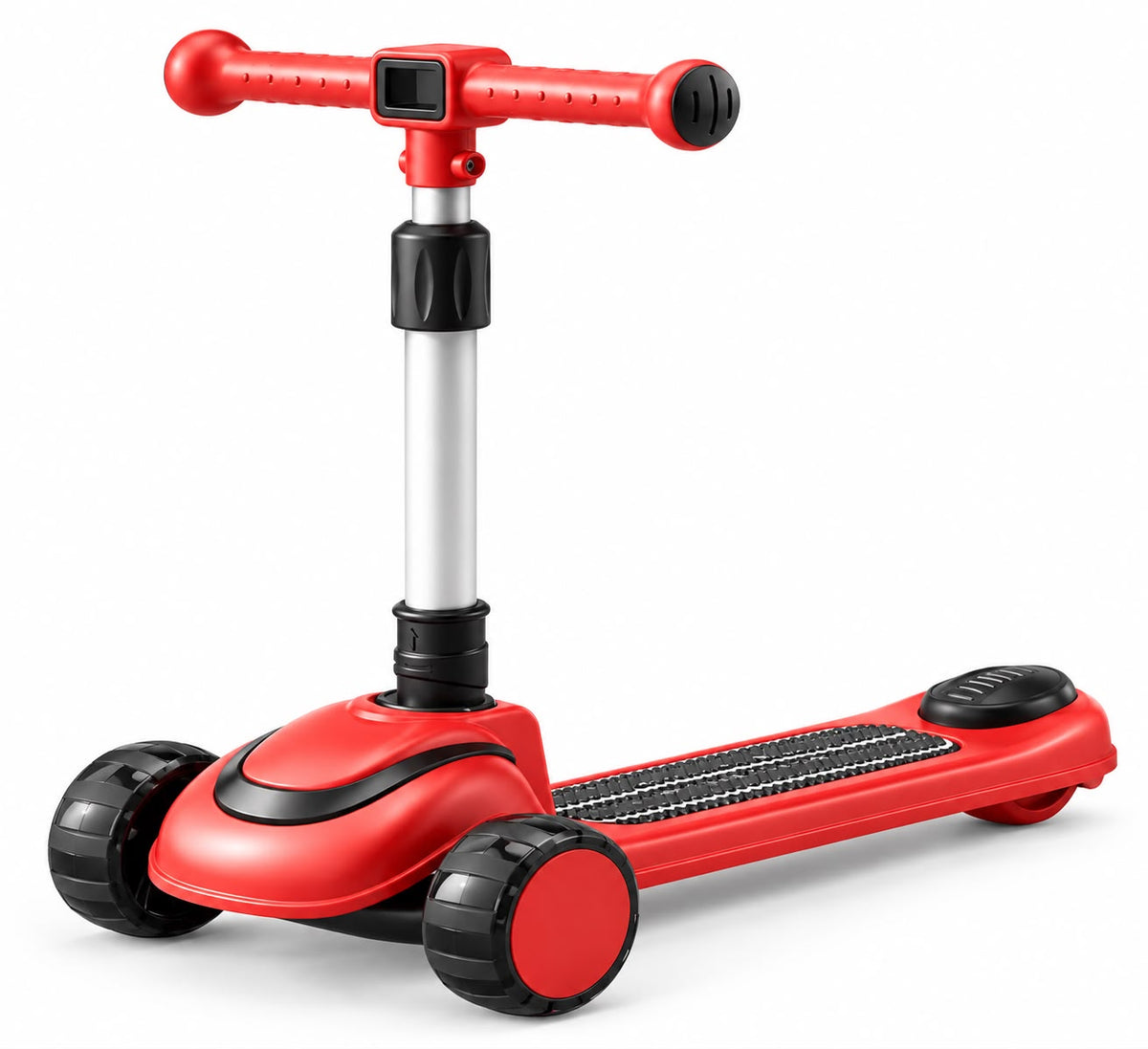 Trottinette Pliable à 3 Roues avec LED et Guidon Réglable