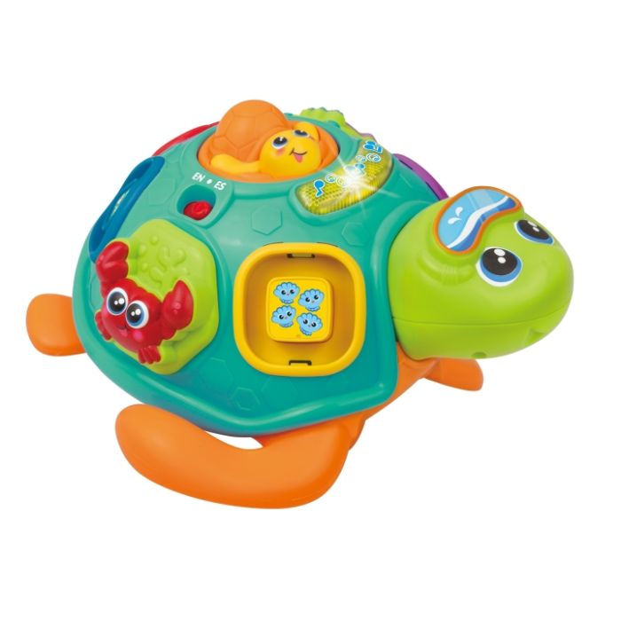 WINFUN – Tortue d’Activités Bilingue Français-Anglais | Jeu d’Éveil pour Bébé
