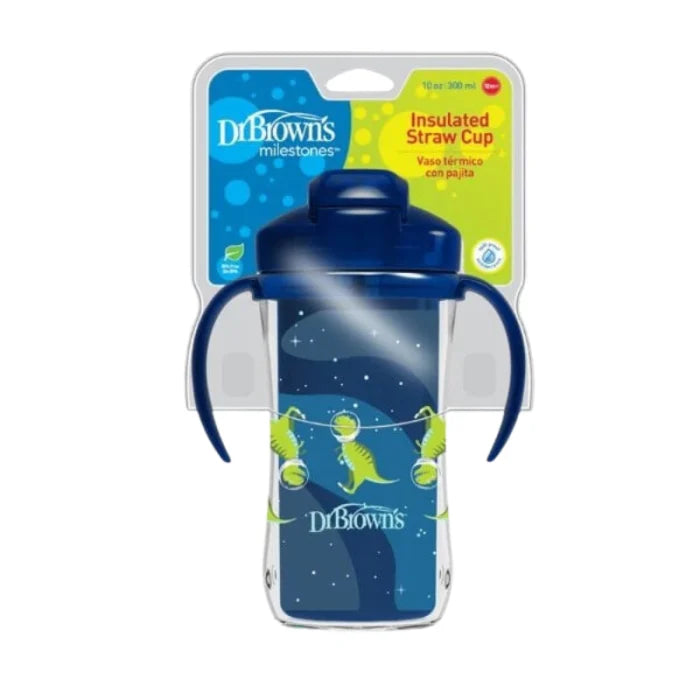 Dr. Brown’s – Tasse isotherme avec paille souple