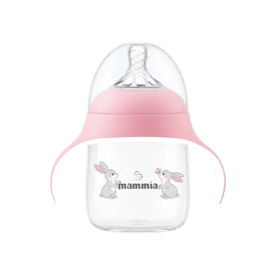 MAMMIA – Biberon Évolutif 2-en-1 avec Poignées Ergonomiques 150 ml
