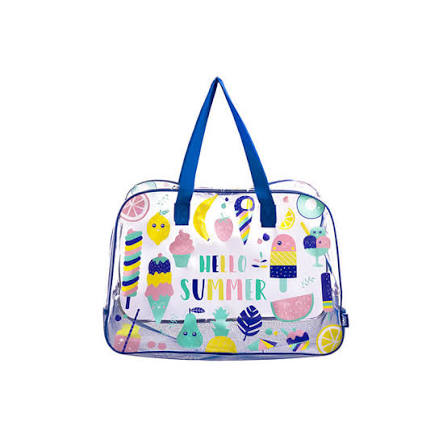 Eurekakids – Sac de Plage Bleu et Rose