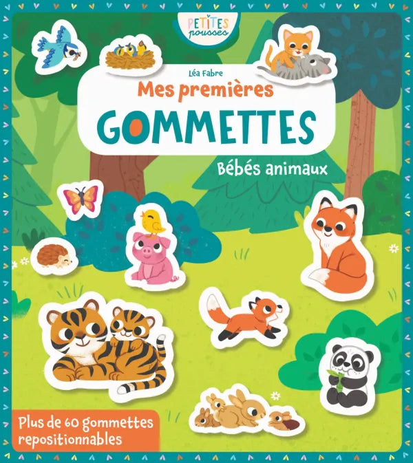 Mes premières gommettes - Bébés animaux