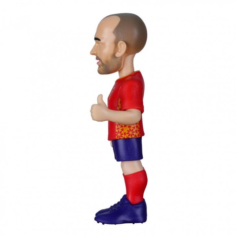 Minix – Figurine de football Andrés Iniesta Espagne World Cup Legends