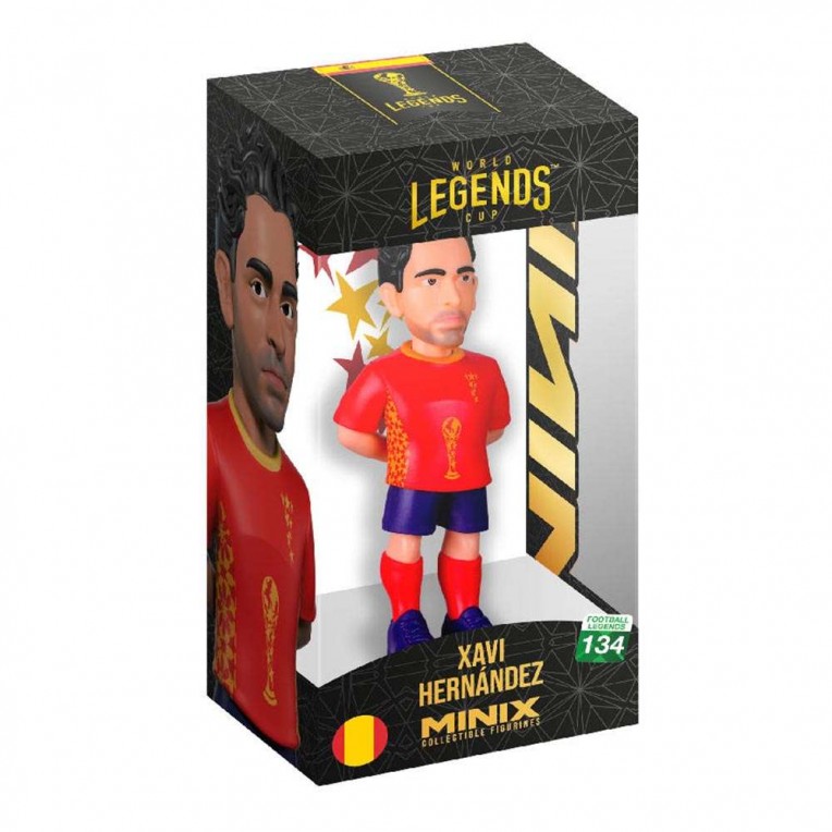 Minix – Figurine de football Xavi Espagne World Cup Legends