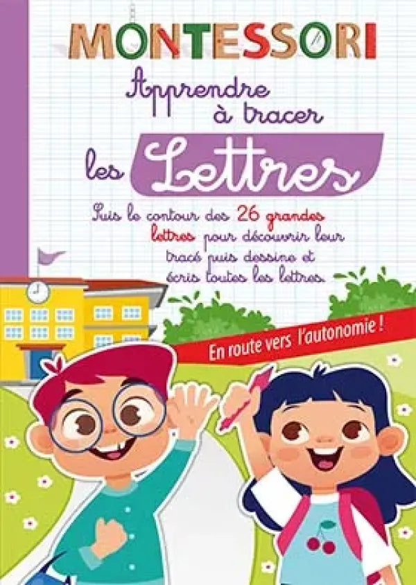 Montessori apprendre a tracer les lettres