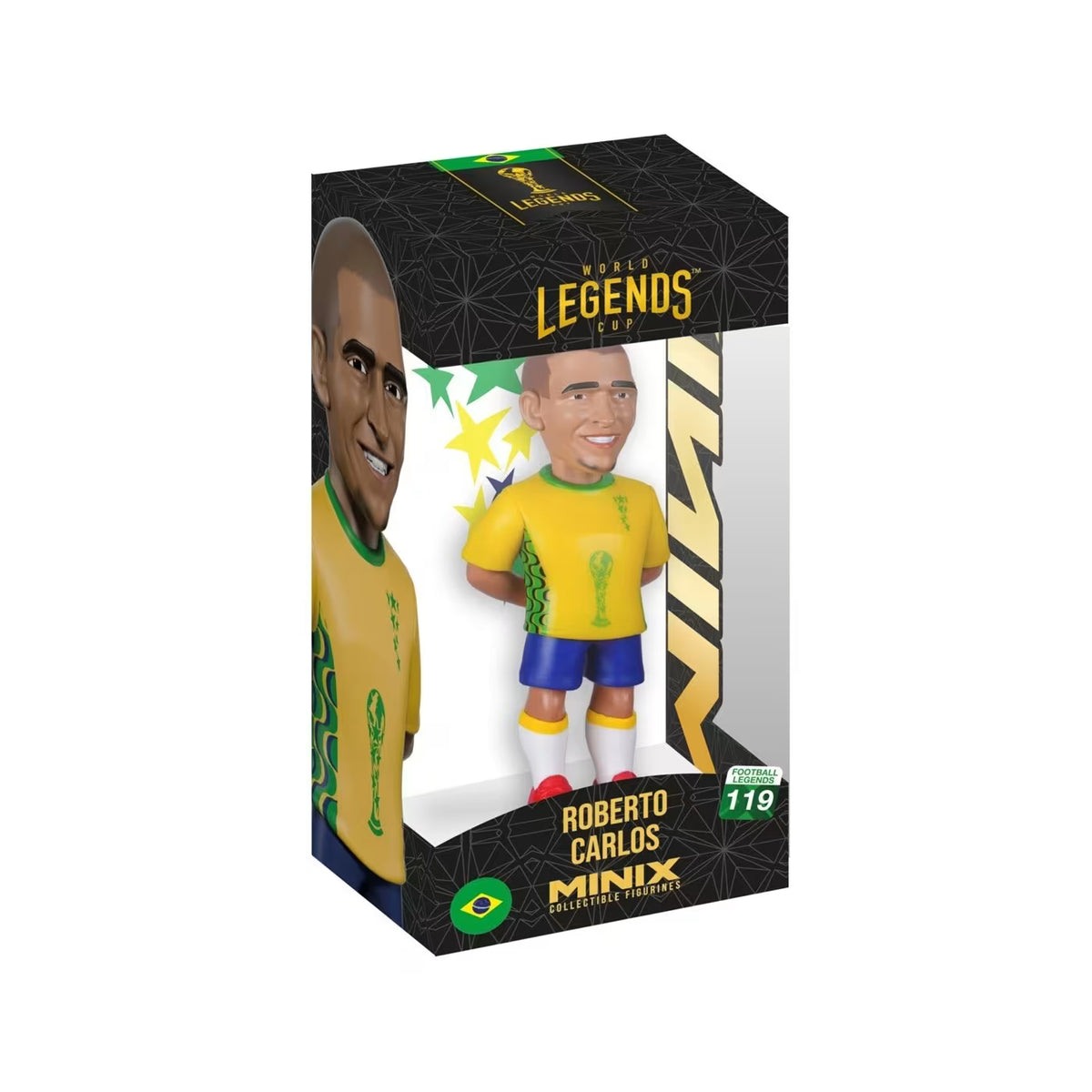 Minix – Figurine de football Roberto Carlos World Legends Cup 12 cm