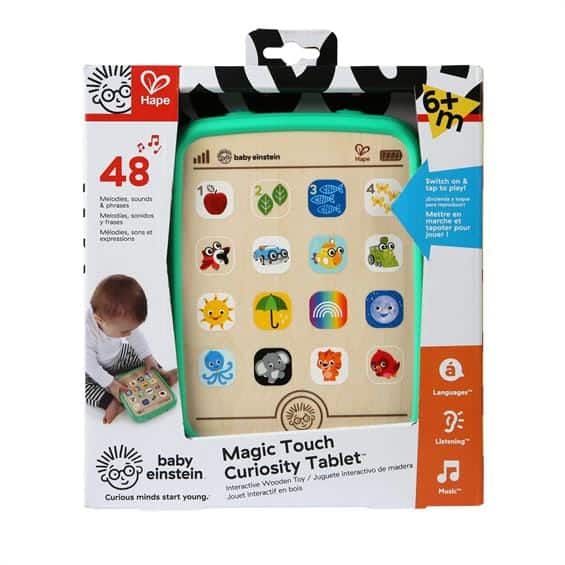 Hape - Tablette éducative magic touch curiosity 6m+