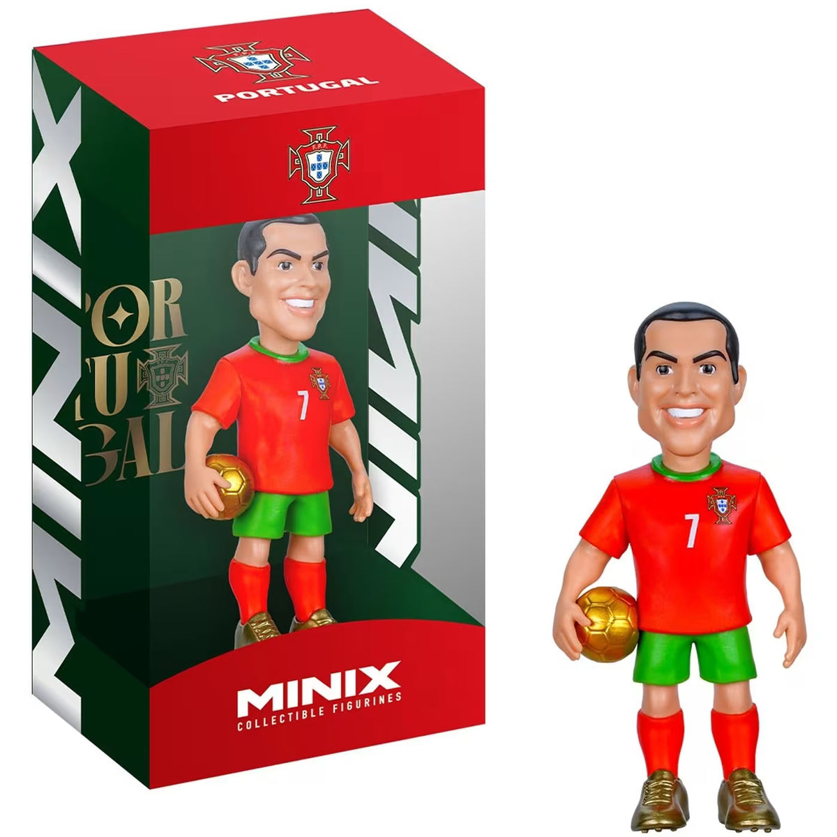 Minix – Figurine de football Cristiano Ronaldo Portugal 12 cm